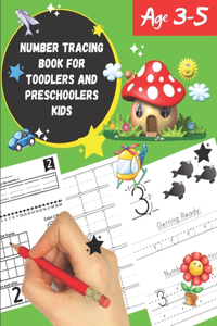 Number tracing Book For Toddlers And Preschoolers Kids Age 3-5