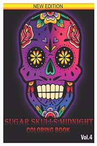 Sugar Skull Midnight Coloring Book