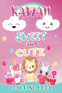 Kawaii Sweet And Cute Coloring Book