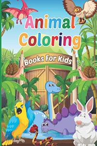 Animal coloring books for kids