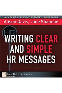 Writing Clear and Simple HR Messages