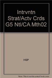 Intrvntn Strat/Actv Crds G5 Ntl/CA Mth02