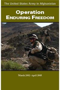 Operation Enduring Freedom, March 2002-April 2005