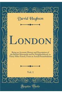 London, Vol. 1: Being an Accurate History and Description of the British Metropolis and Its Neighbourhood, to Thirty Miles Extent, from an Actual Perambulation (Classic Reprint)
