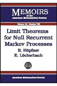 Limit Theorems for Null Recurrent Markov Processes