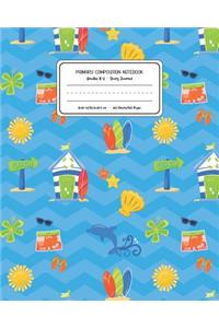 Primary Composition Notebook Grades K-2 Story Journal