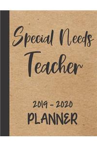 Special Needs Teacher 2019-2020 Planner