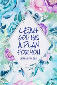 Leah God Has a Plan For You Jeremiah 29