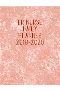 ER Nurse Daily Planner 2019-2020