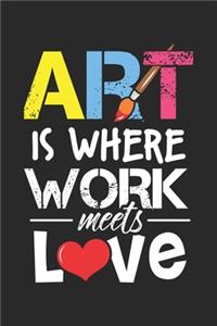 Art is Where Work meets Love