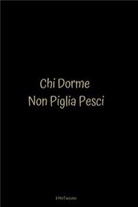 Chi Dorme Non Piglia Pesci Il Mio Taccuino