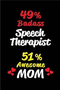 49% Badass Speech Therapist 51% Awesome Mom