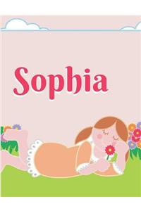 Sophia Personalized Sketchbook Journal Notebook