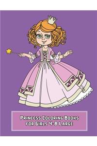 Princess Coloring Books for Girls 4-8 Large