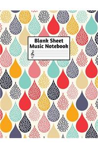 Blank Sheet Music Notebook