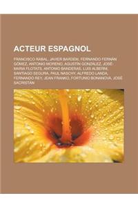 Acteur Espagnol