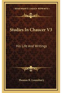 Studies in Chaucer V3