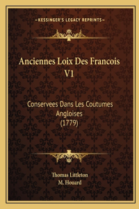 Anciennes Loix Des Francois V1