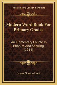 Modern Word Book For Primary Grades