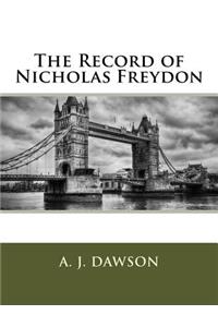 The Record of Nicholas Freydon