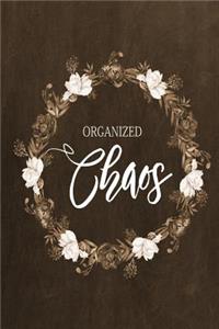 Chalkboard Journal - Organized Chaos (Brown)