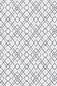 Silver Glitter Geometric Notebook