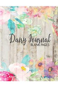 Diary Journal Blank Pages