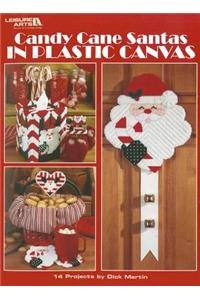 Candy Cane Santas in Plastic Canvas