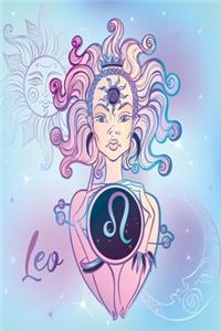 Zodiac sign lion Notebook