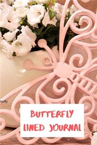 Butterfly Lined Journal