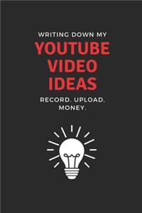 Planner for Youtube Video Ideas