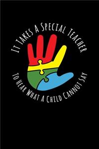 It Takes a Special Teacher to Hear What a Child Cannot Say