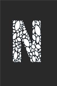 The Letter N from Leafs for nature lovers Journal
