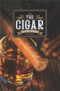 Cigar Smoking Tobacco Tasting Sampling Journal Notebook Log Book Diary - Whiskey Glass