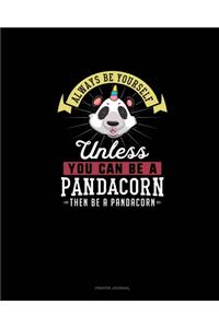 Always Be Yourself Unless You Can Be A Pandacorn Then Be A Pandacorn