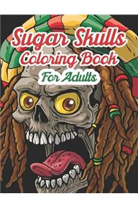 Sugar Skulls Coloring Book For Adults