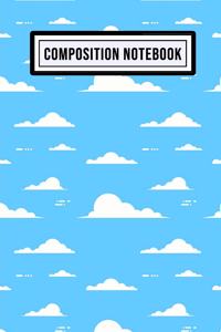 Bluesky Wide Ruled Composition Notebook