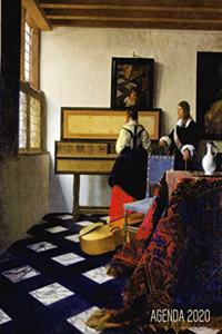 Johannes Vermeer Planificador Mensual 2020