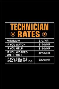 Technician Rates