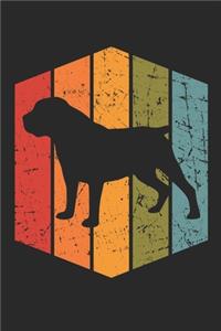 Retro Boerboel Notebook - Gift for Boerboel Lovers and Dog Owners - Vintage Boerboel Diary - Boerboel Writing Journal
