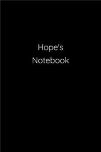 Hope's Notebook