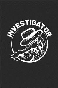 Invenstigator: 6x9 Detective - lined - ruled paper - notebook - notes