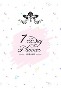 7 Day Planner 2019-2020