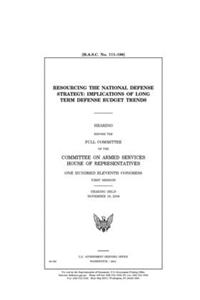 Resourcing the national defense strategy