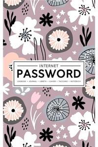 Internet Password Logbook - Journal - Libreta - Cahier - Taccuino - Notizbuch