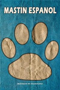 Mastin Espanol Notizbuch für Hundehalter
