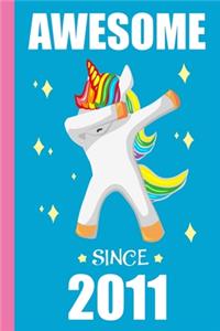 8th Birthday Dabbing Unicorn