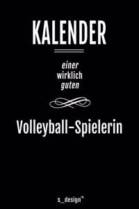 Kalender für Volleyball-Spieler / Volleyball-Spielerin