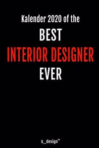 Kalender 2020 für Interior Designer