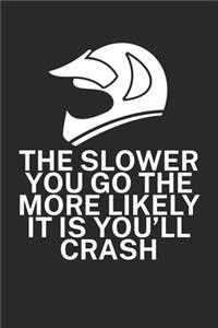 The slower you go the more likely it is youll